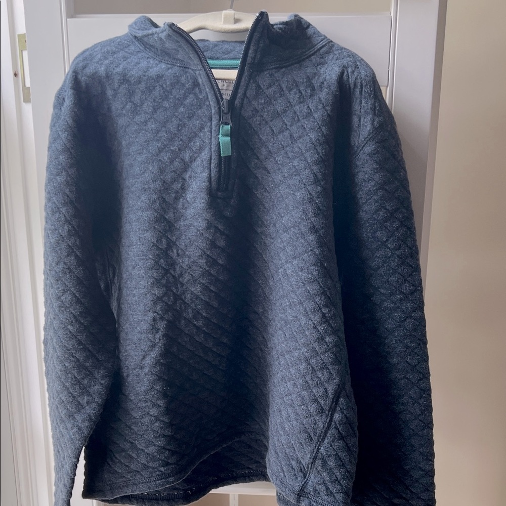 Crewcuts Heather Blue Quilted Sweatshirt
